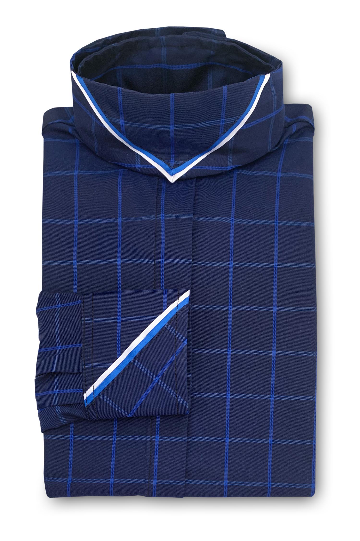 Sapphire Blue Plaid - White & Royal Blue