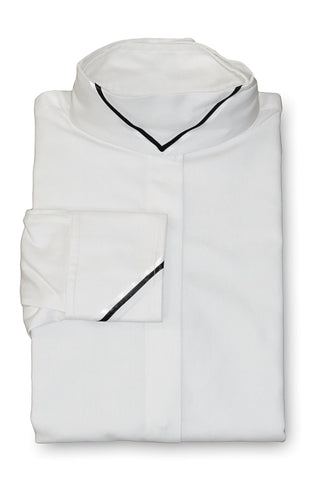 White Herringbone - White & Black